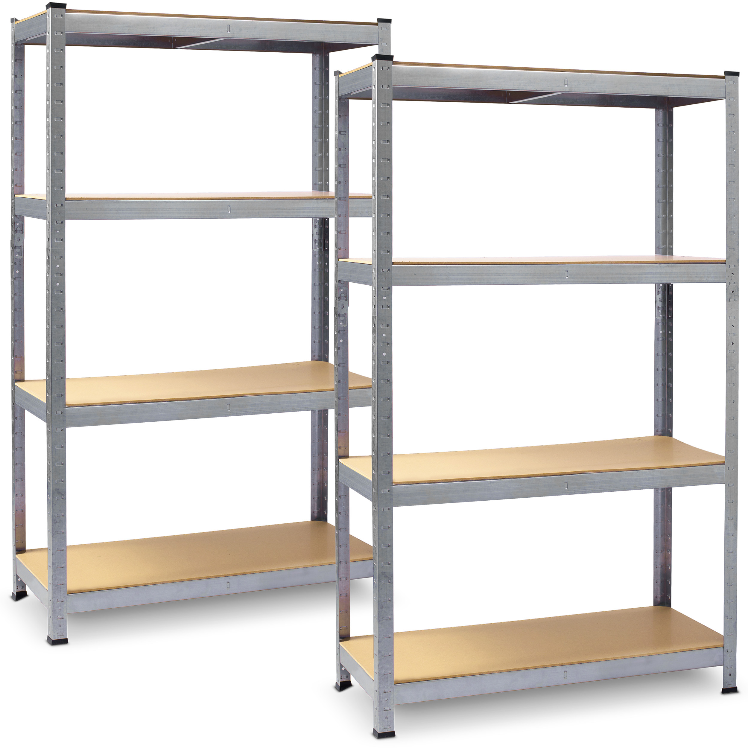 Regał magazynowy metalowy garażowy 180x90x40cm Plonos 2 szt.