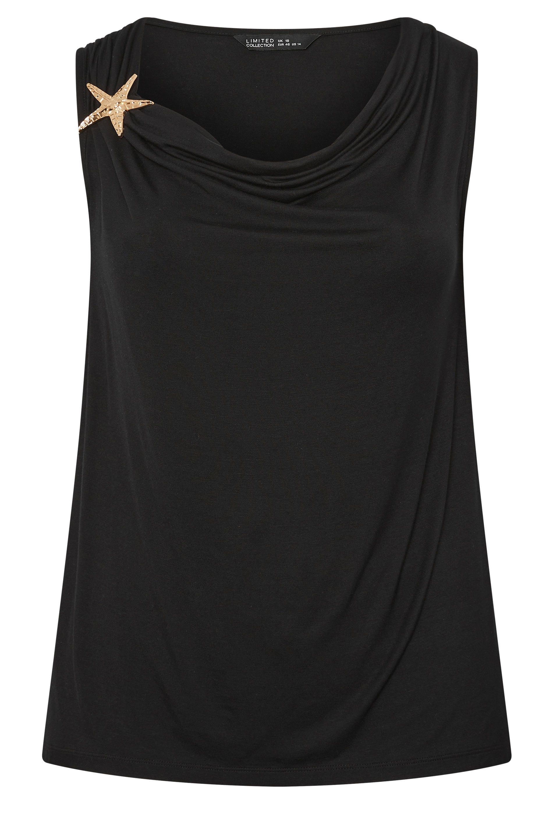 Yours Drape Starfish Detail Top