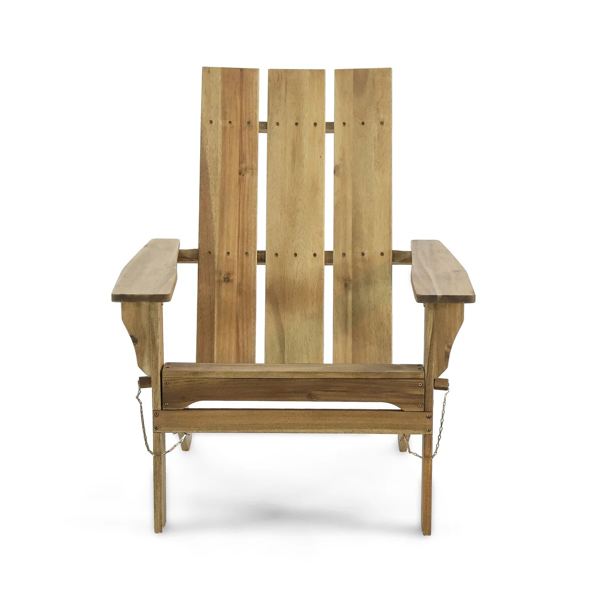Outdoor Acacia Wood Folding Adirondack Chairs, Stable Structure