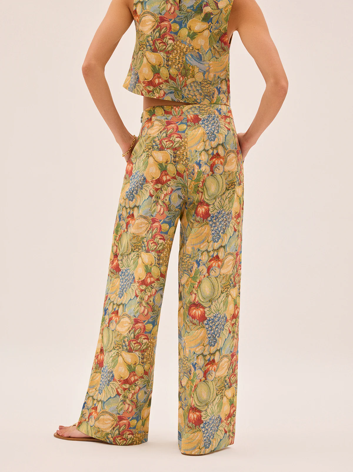Cosima Fruit Print Trousers