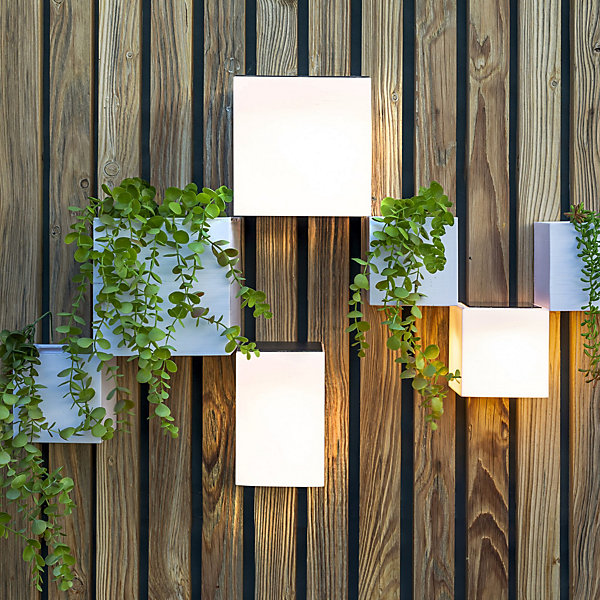 Applique murale LED solaire Wally IP65 12 x 18 cm