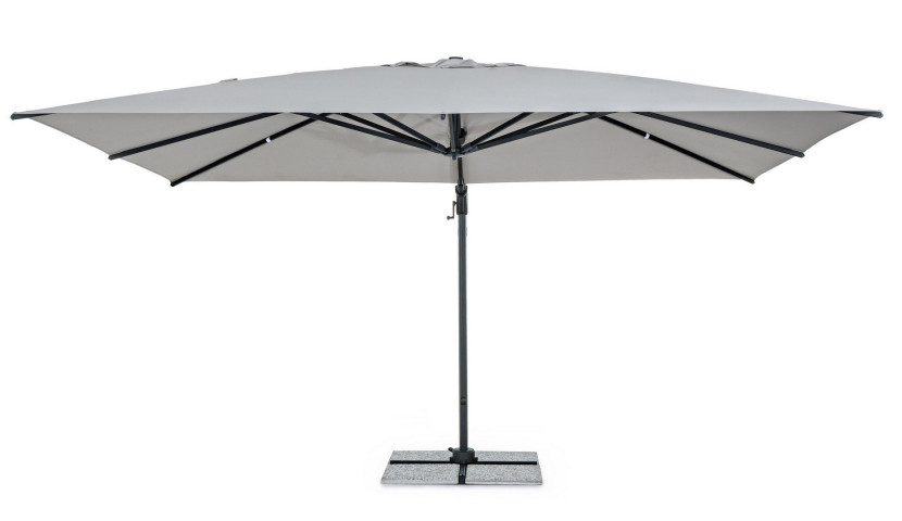 BIZZOTTO parasol ogrodowy INES jasnyszary