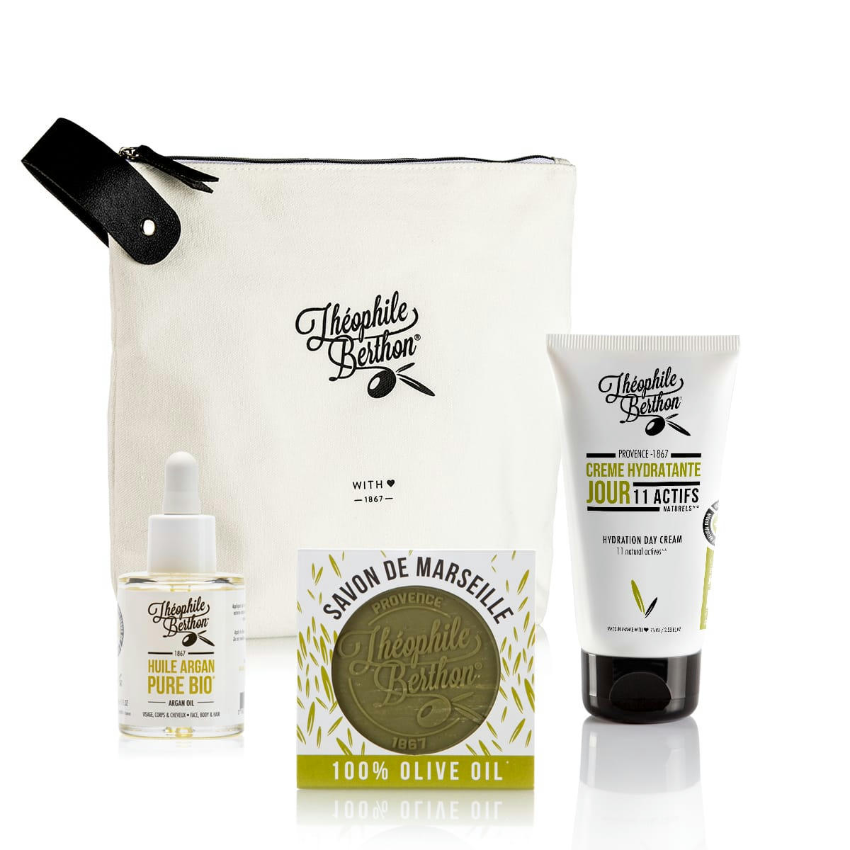 ST TROPEZ - Trousse 3 soins routine beauté visage peau mixte