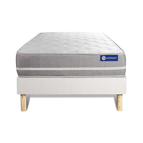 Ensemble Mémoire de forme de confort Equilibré avec sommier kit