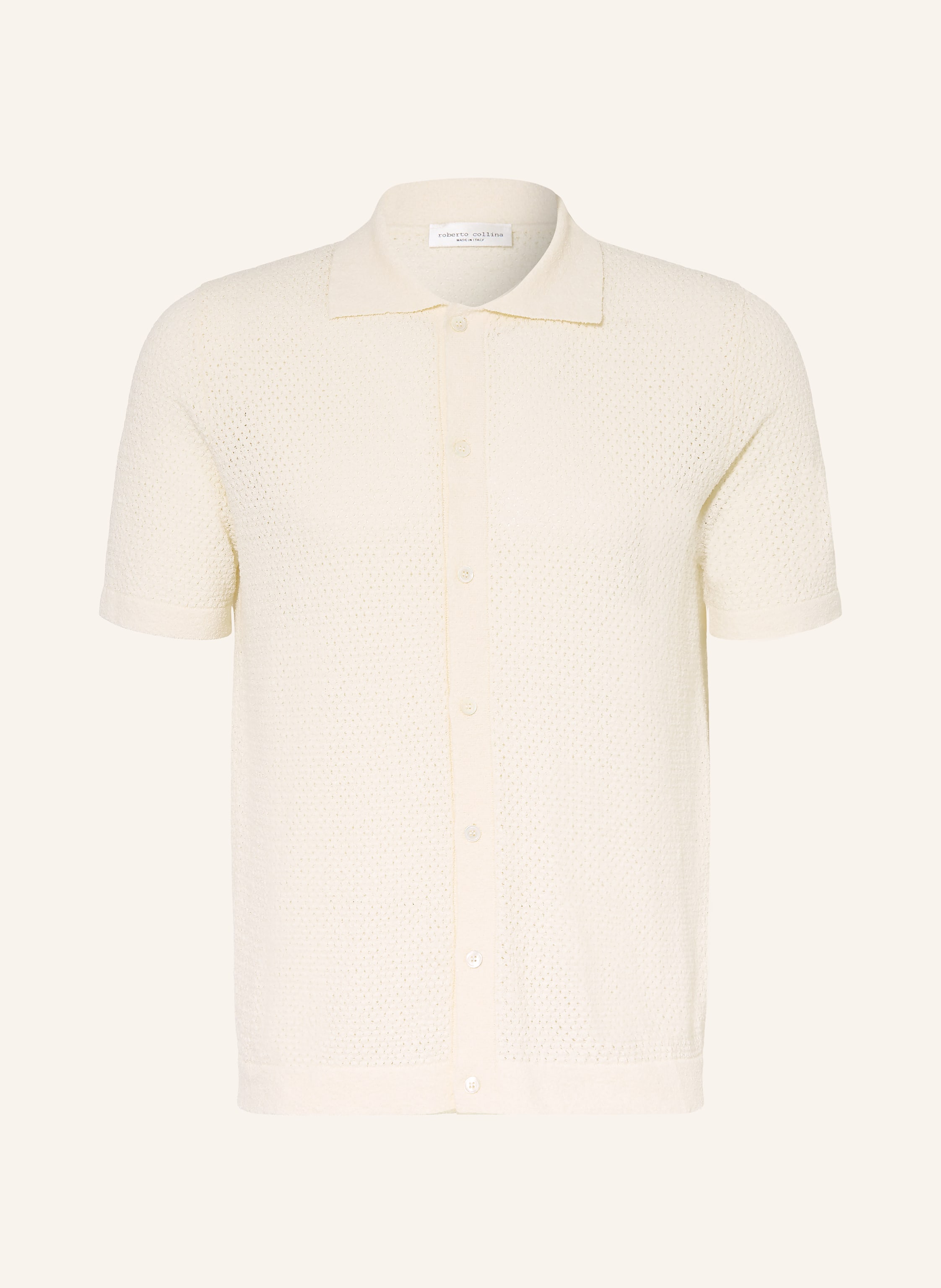 roberto collina Strickhemd Slim Fit