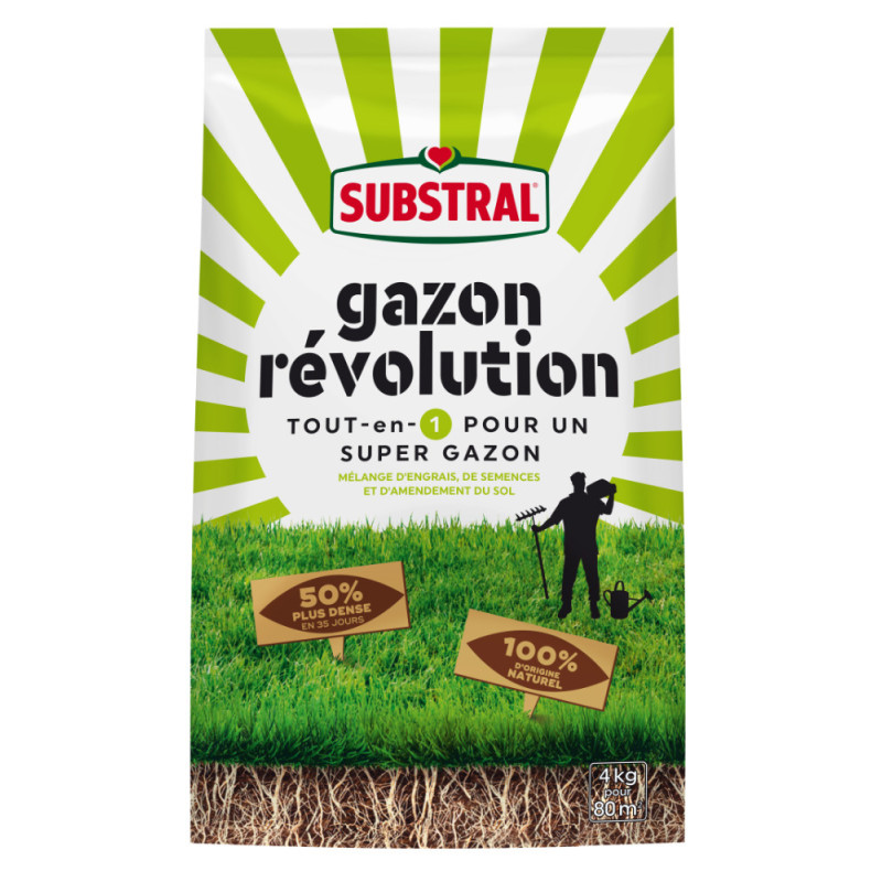 Semences pour gazon Révolution 4 kg SUBSTRAL
