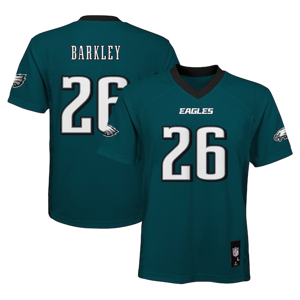 Saquon Barkley Philadelphia Eagles Youth Replica Player Jersey - Midnight Green