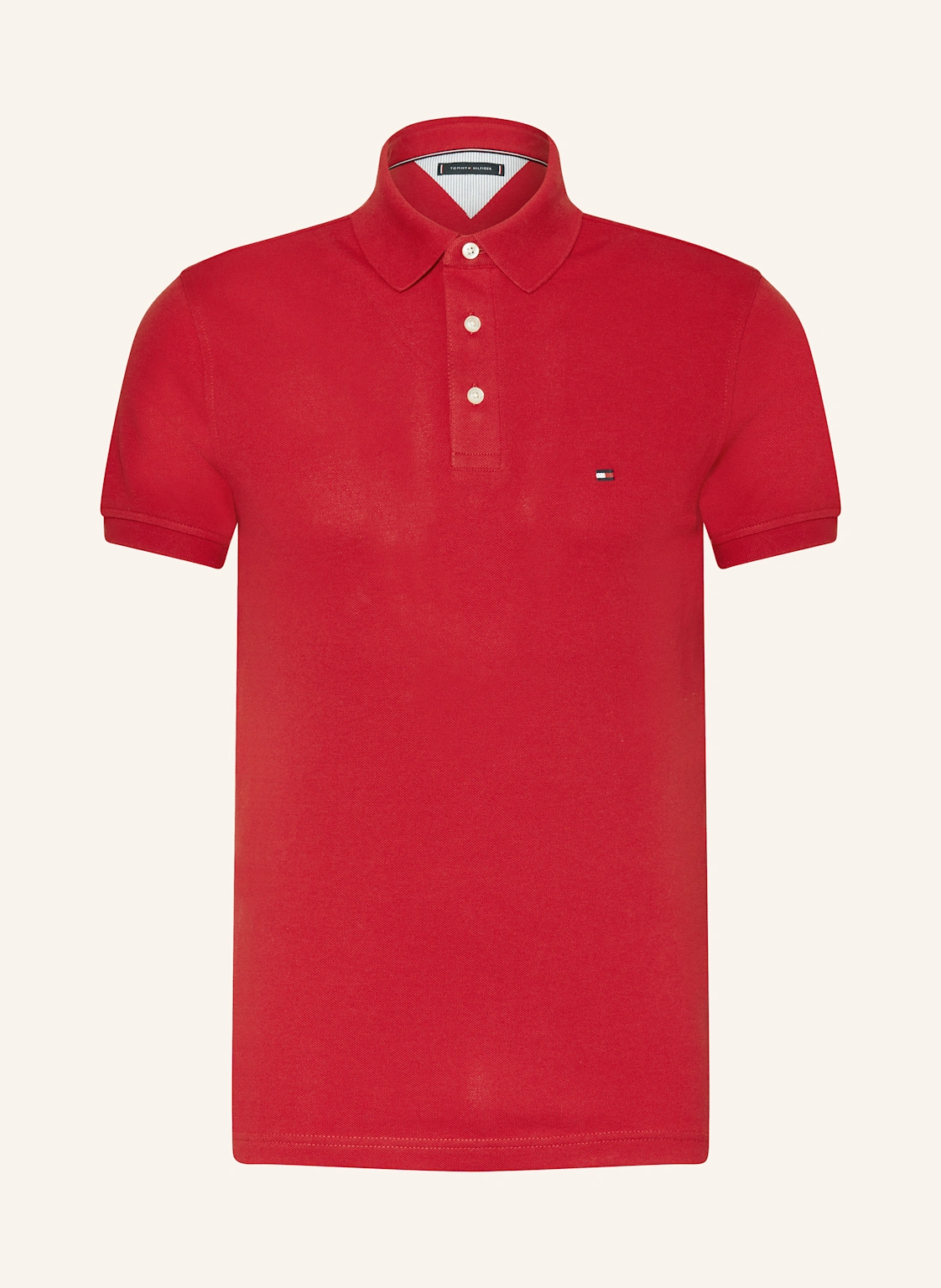 TOMMY HILFIGER Piqué-Poloshirt Slim Fit