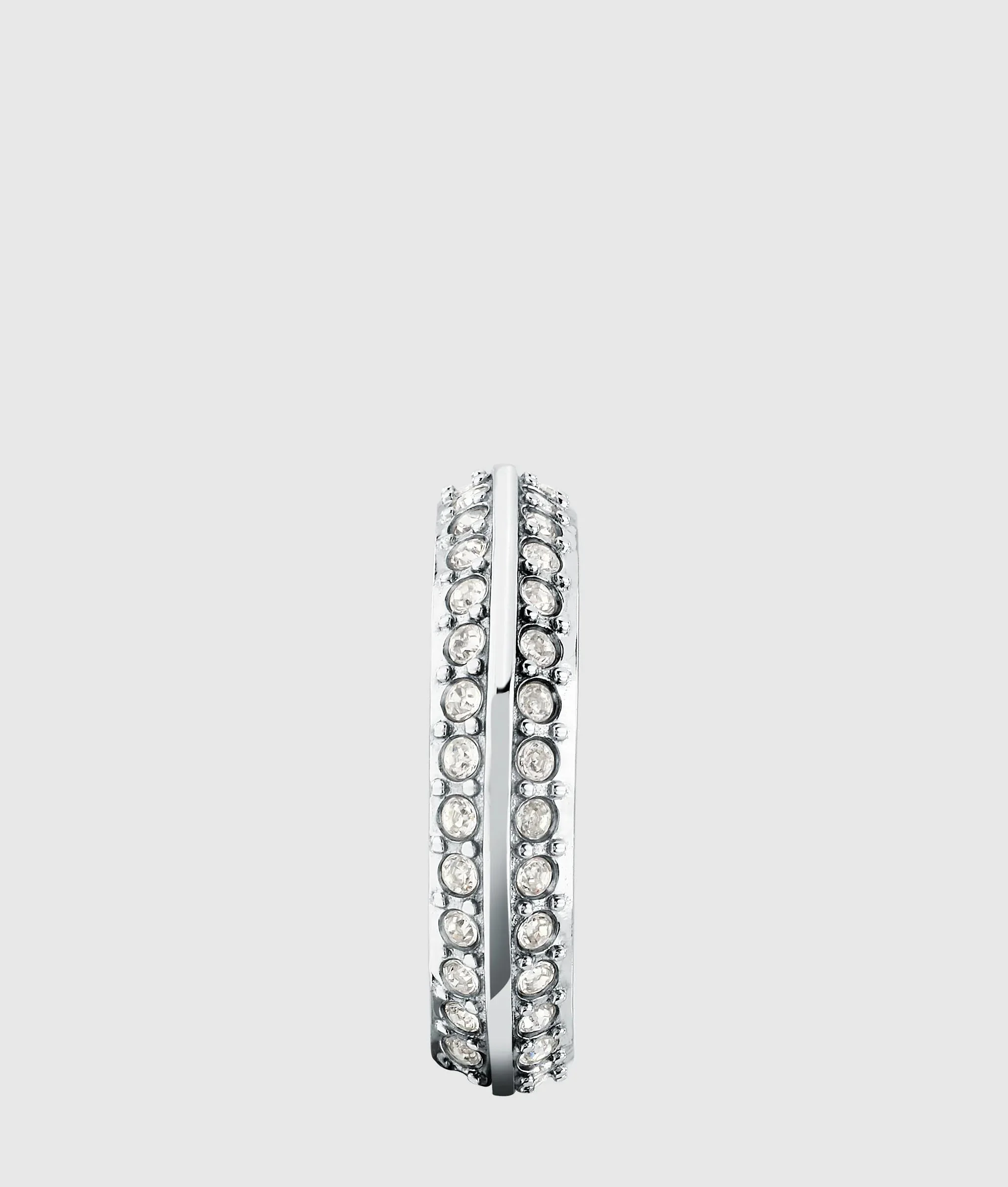 Bague en argent à cristaux