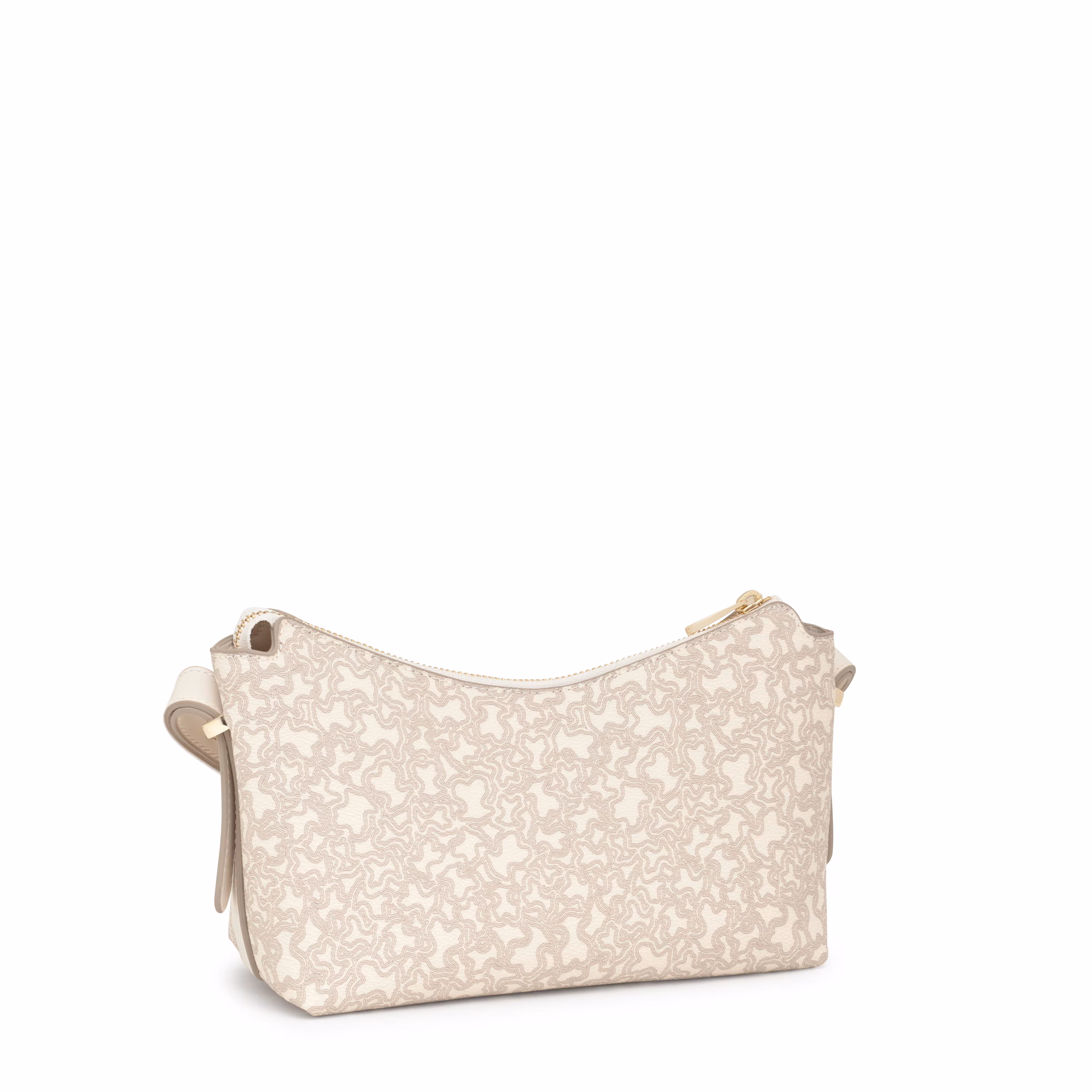Bandolera mediana beige Kaos Mini Lines