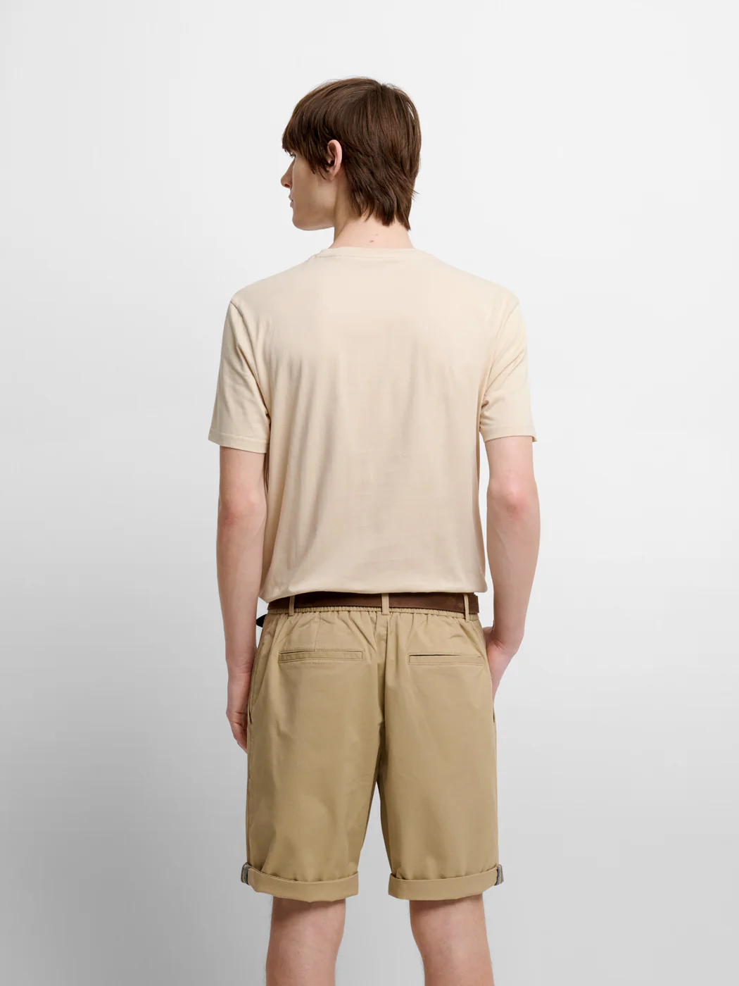 T-shirt col rond à motifs