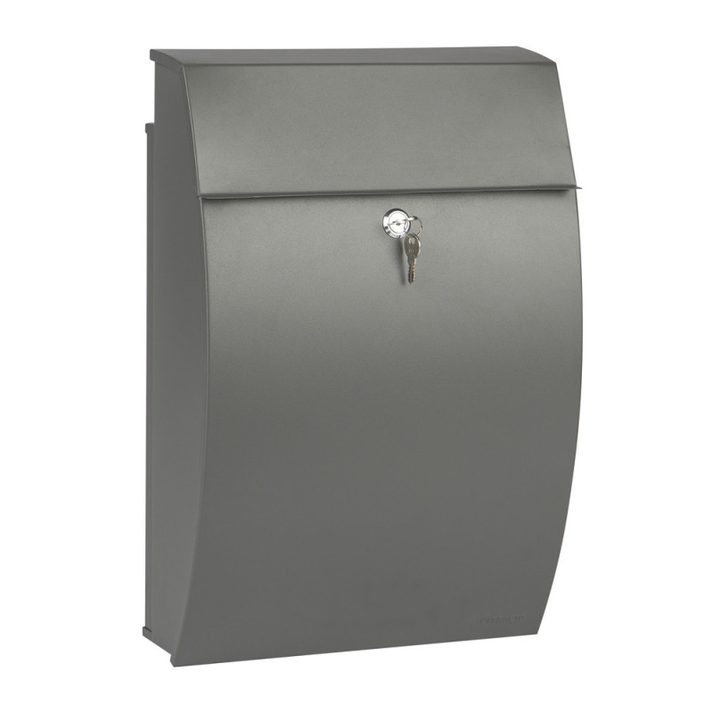 Boite aux lettres Vancouver gris mat PRACTO GARDEN