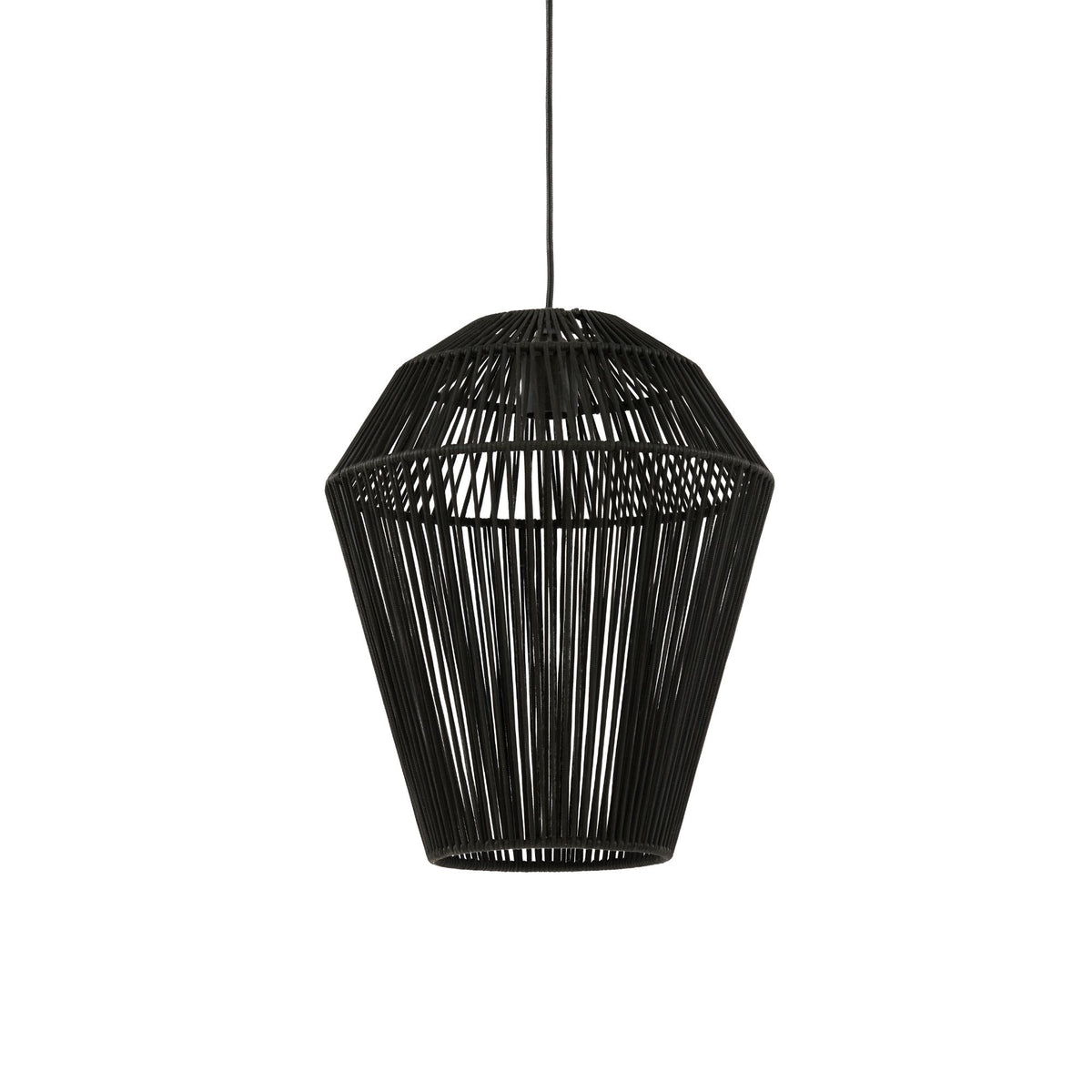 Light & Living hanglamp Deya - zwart - Ø30cm