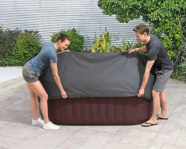 Couverture thermique BESTWAY Energysense spas carrés 2,01m x 2,01m x 80cm