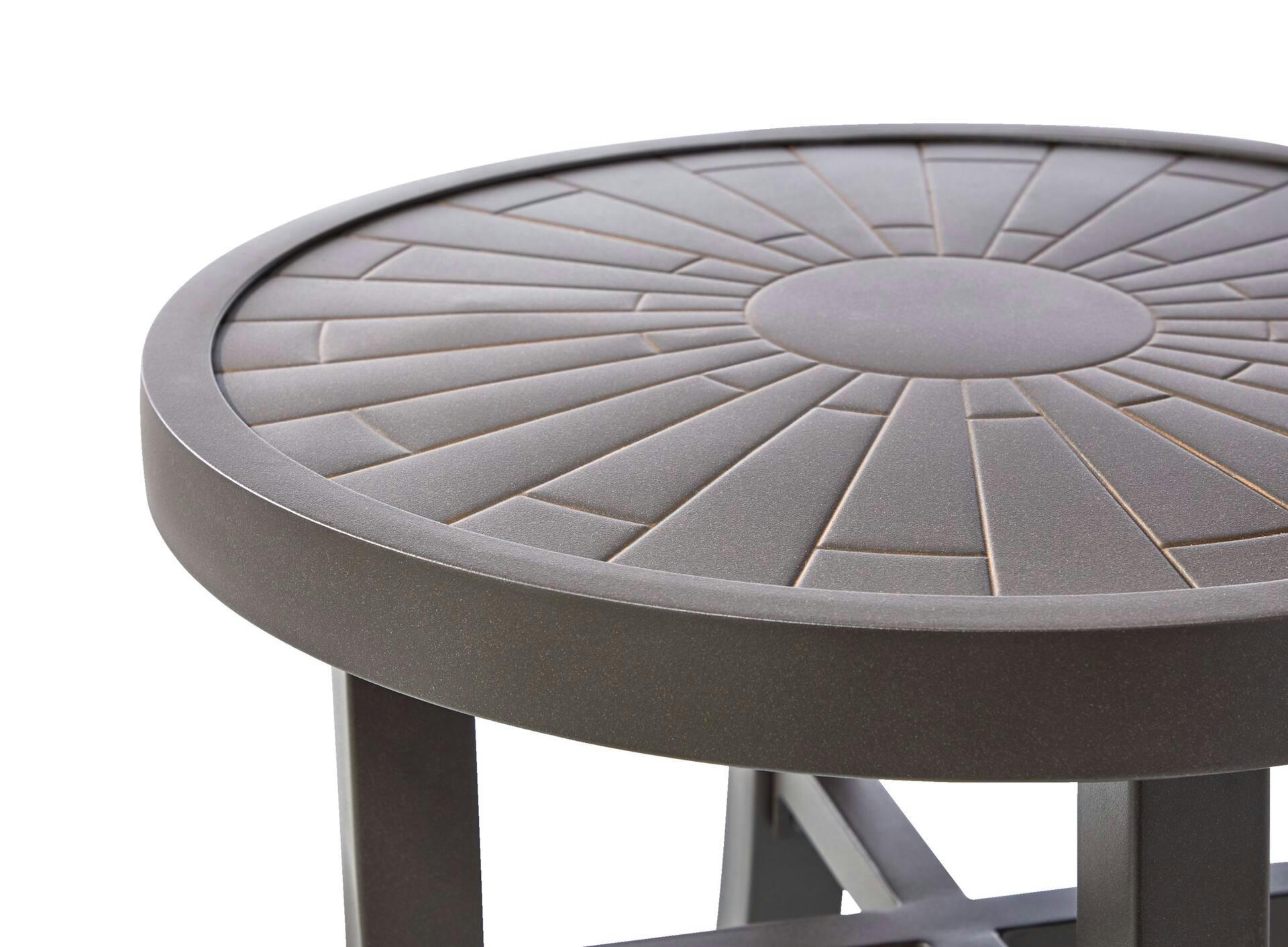 CANVAS Clareview Round Outdoor Patio Sectional Side Table, 20x18-in