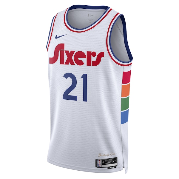 Joel Embiid Philadelphia 76ers Nike Unisex 2024/25 Swingman Player Jersey - City Edition - White