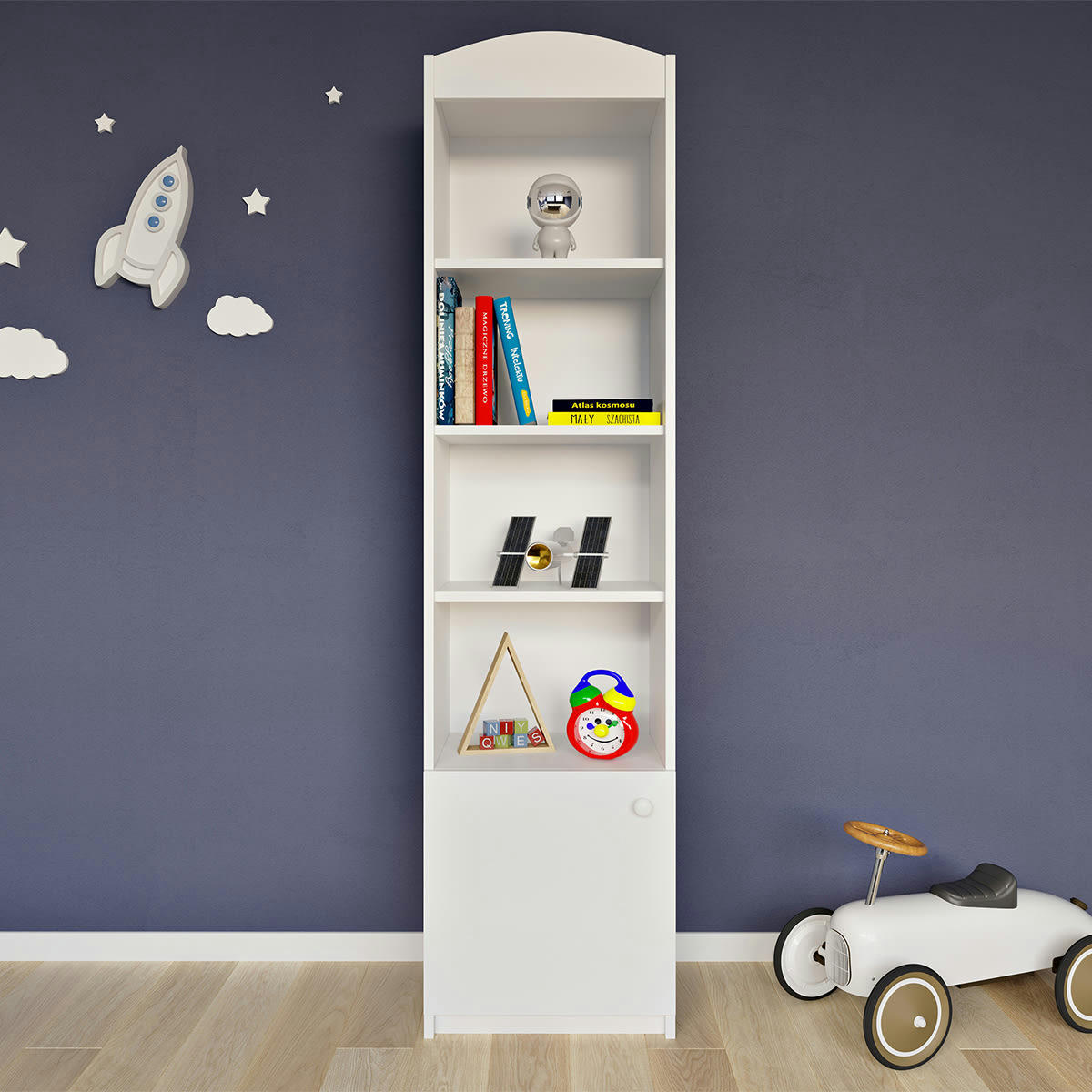 BABYDREAM - Bibliothèque 1 porte blanc