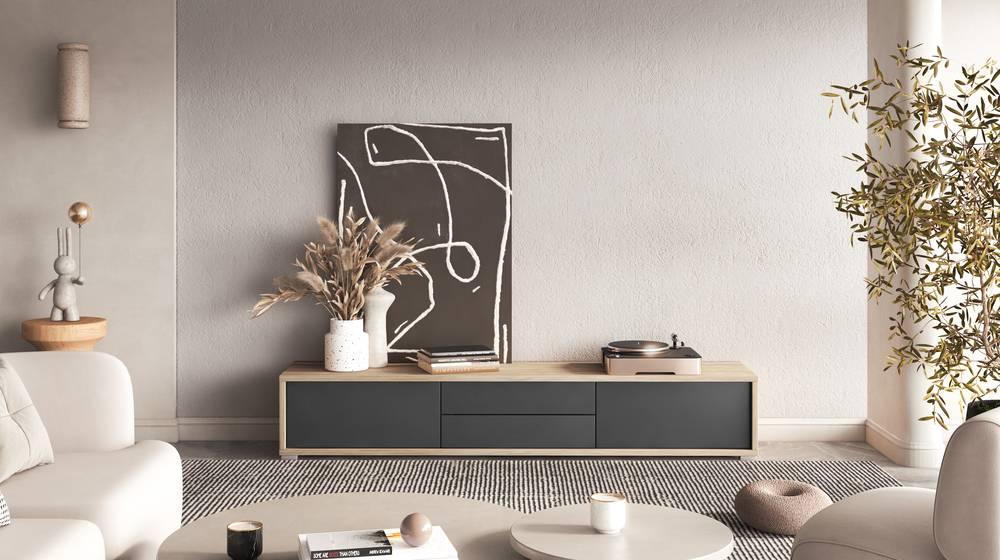 TV-meubel York 2 deurs 2 lades