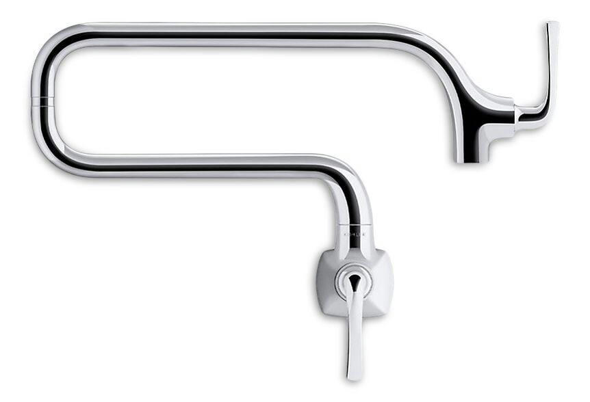 Kohler Graze® Wall Mount Pot Filler Faucet, Polished Chrome
