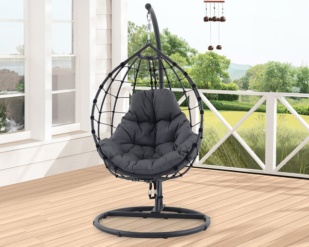 Evolve Hanging Egg Chair - Grey