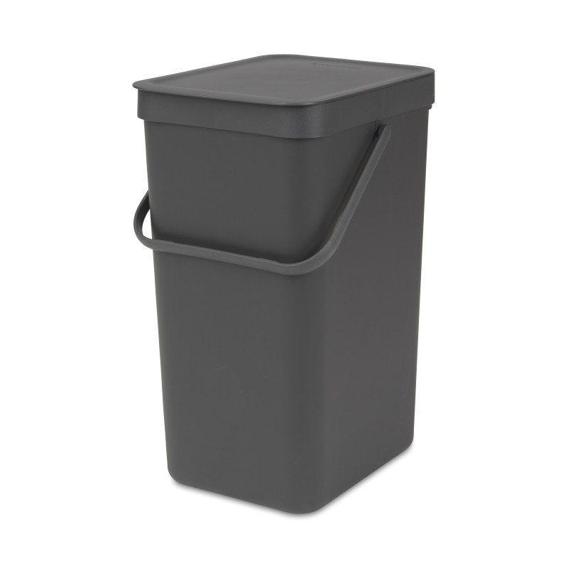 Poubelle Sort & Go 16 L grise BRABANTIA