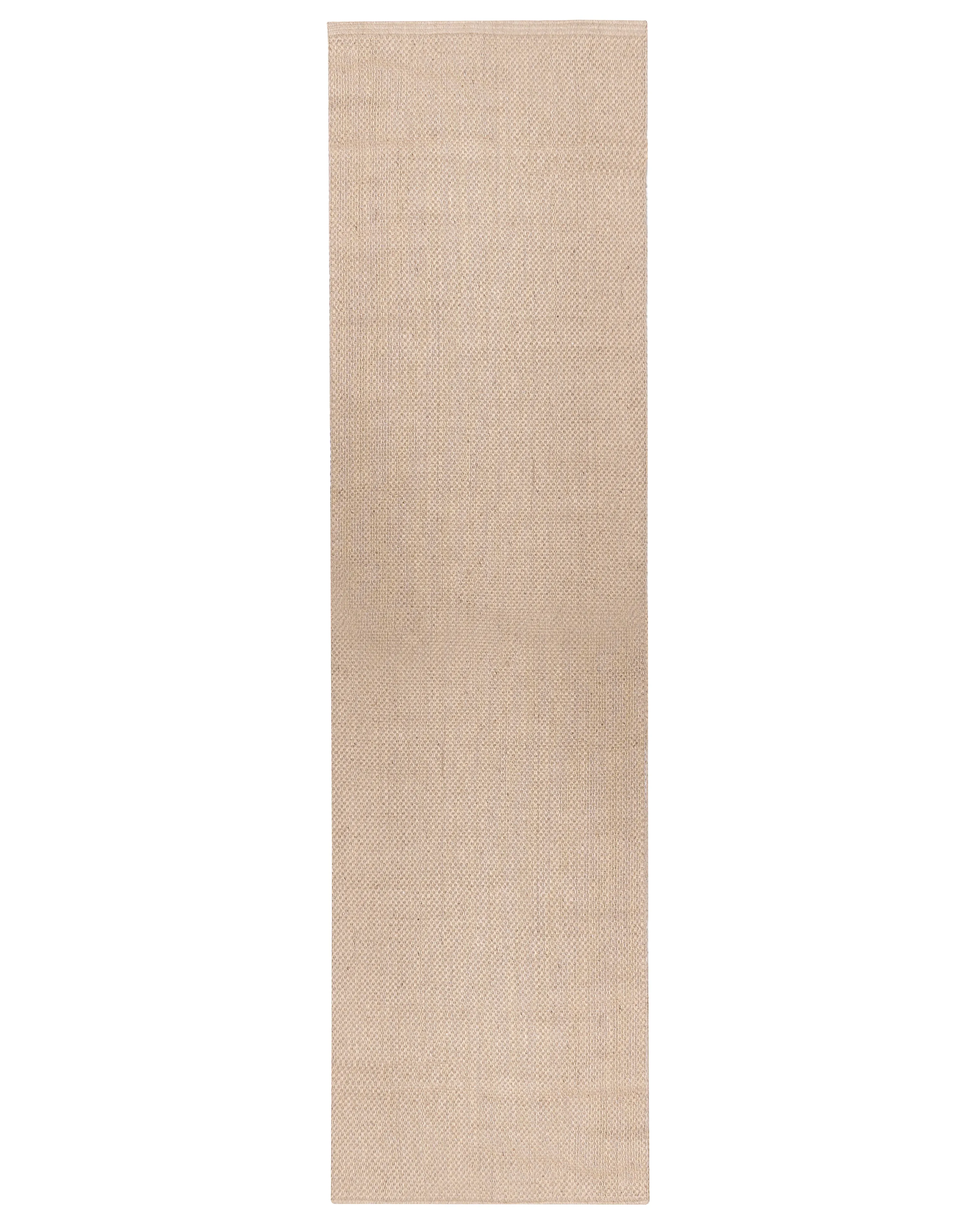 Rug NANDED Light Beige 80 x 300 cm Jute