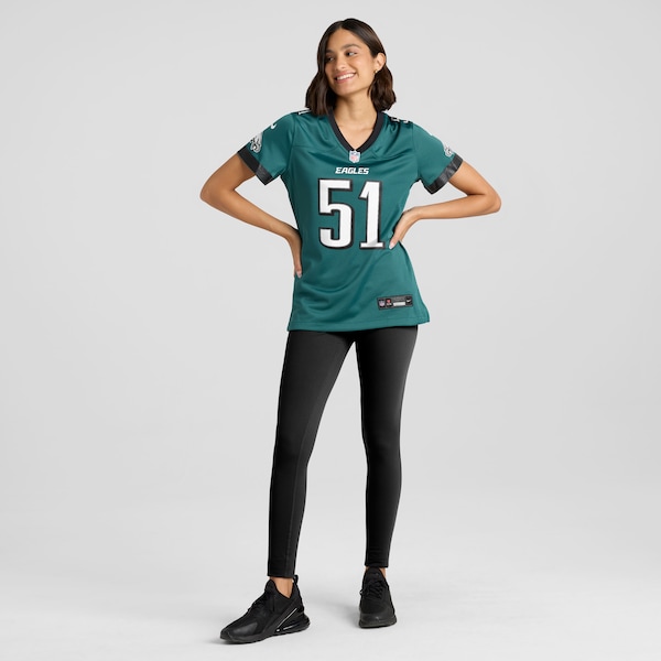 Cam Jurgens Philadelphia Eagles Nike Women's Team Game Jersey - Midnight Green