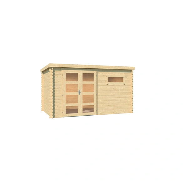 Gartenhaus »Augusta«, BxHxT: 400 x 216,6 x 230 cm (Außenmaße inkl. Dachüberstand), Holz