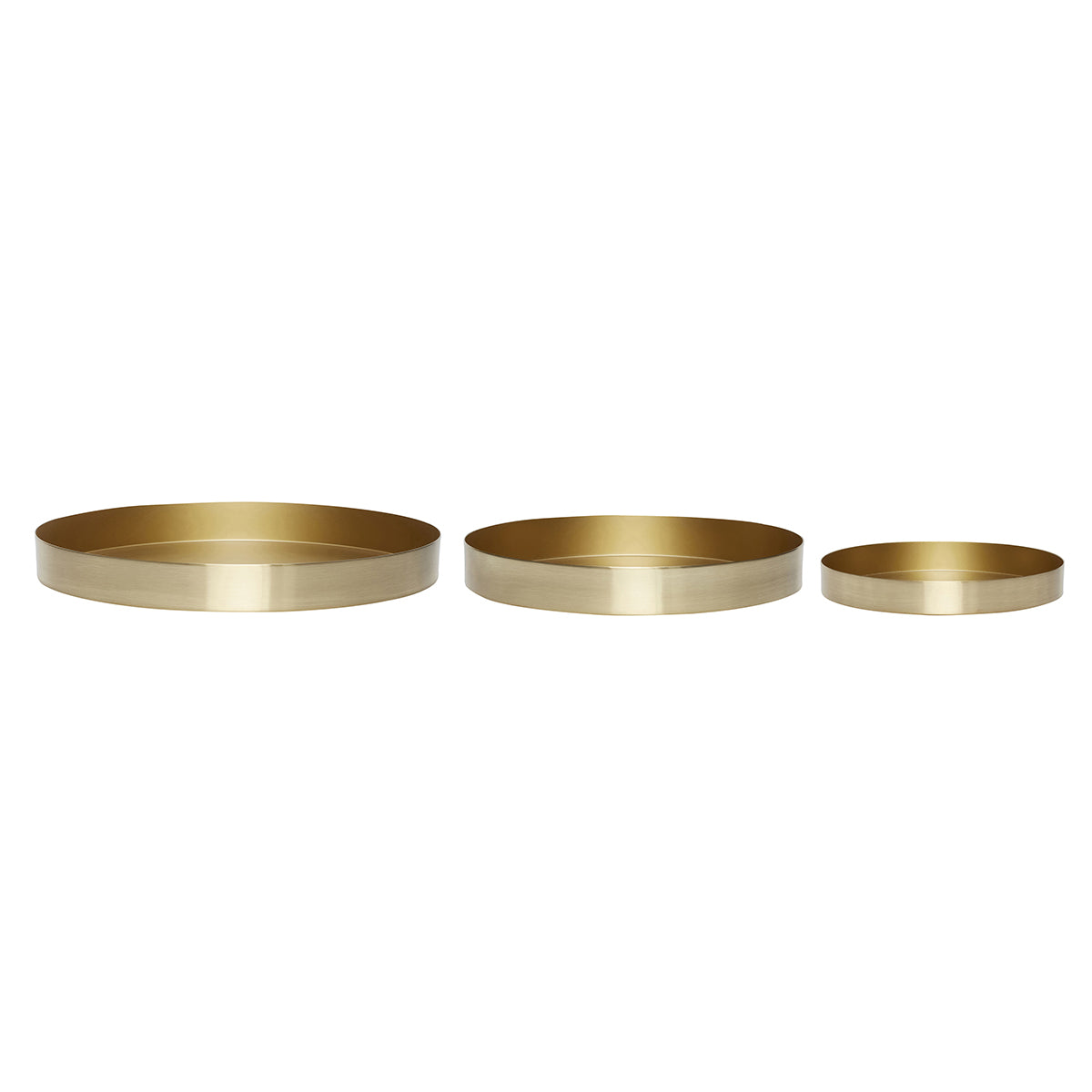 Hübsch schoteltjes Embrace - ijzer - ø19xh2, ø27xh4, ø33xh4cm