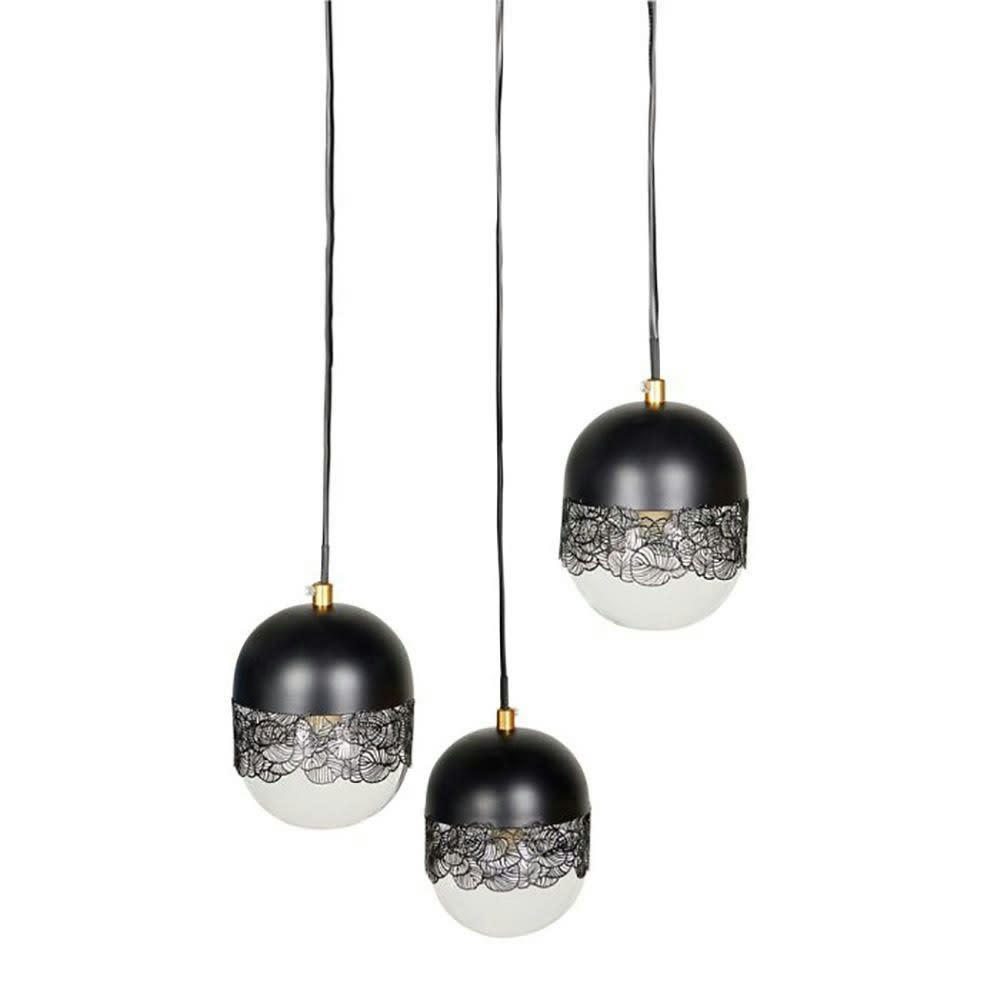 - Suspension métal Noir