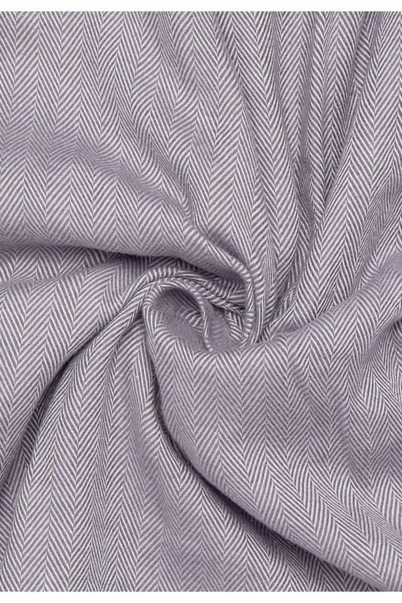 ETERNA 1863 Slim Fit Tencel Hemd silber, Strukturiert