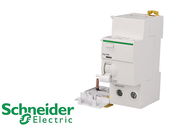 Bloc Vigi modulaire bipolaire Schneider Acti9 Vigi iC60 25A / 30mA type AC
