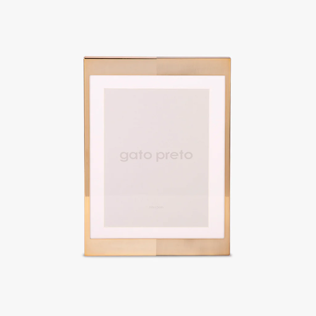 Moldura Tons Dourado 10x15 SHINY & BRUSHED