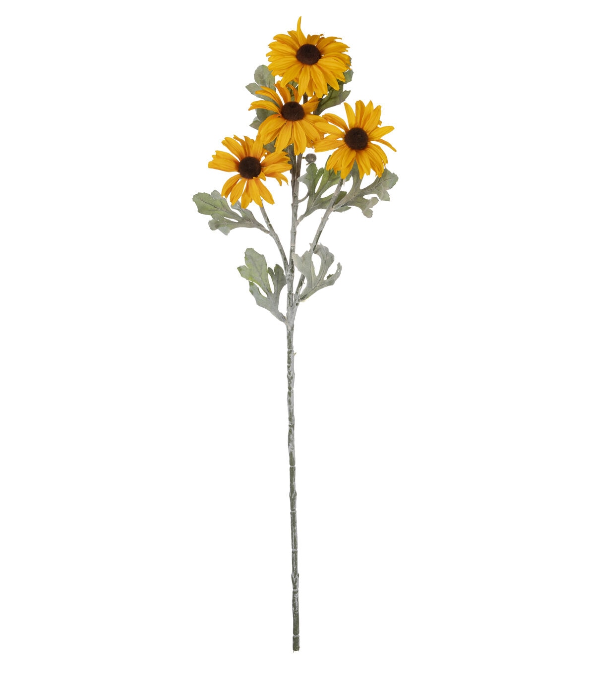 29 Flocked Sunflower Stem by Bloom Room