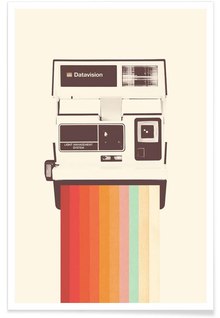 INSTANT CAMERA RAINBOW - Affiche multicolore