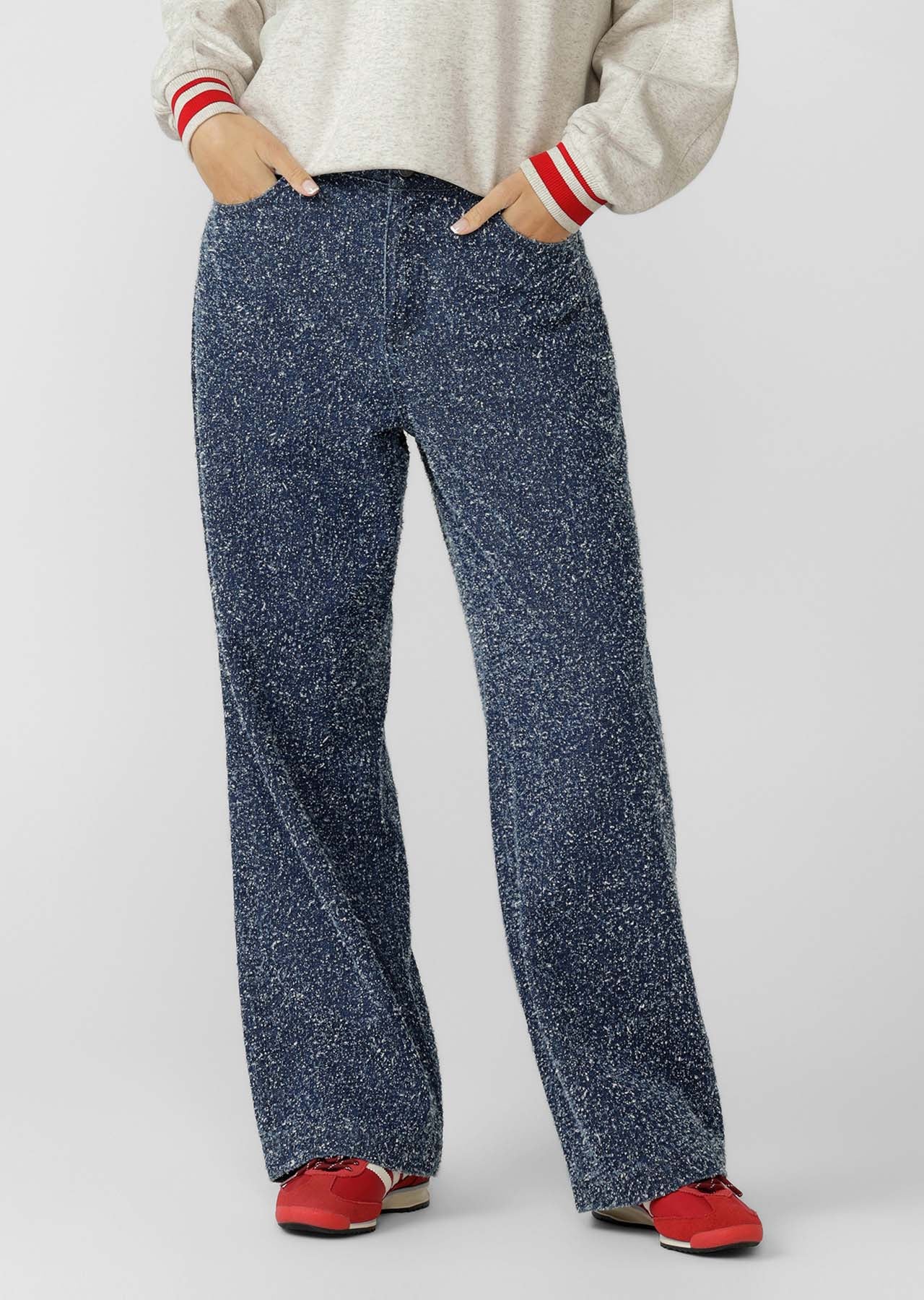 Valentina Boucle Denim Pants
