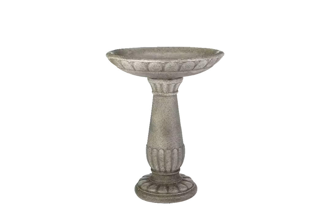 For Living Stone Bird Bath, 25-in