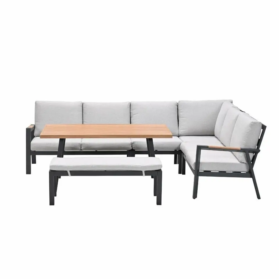 Garden Impressions Lissabon lounge dining set 6-delig R - valley sand