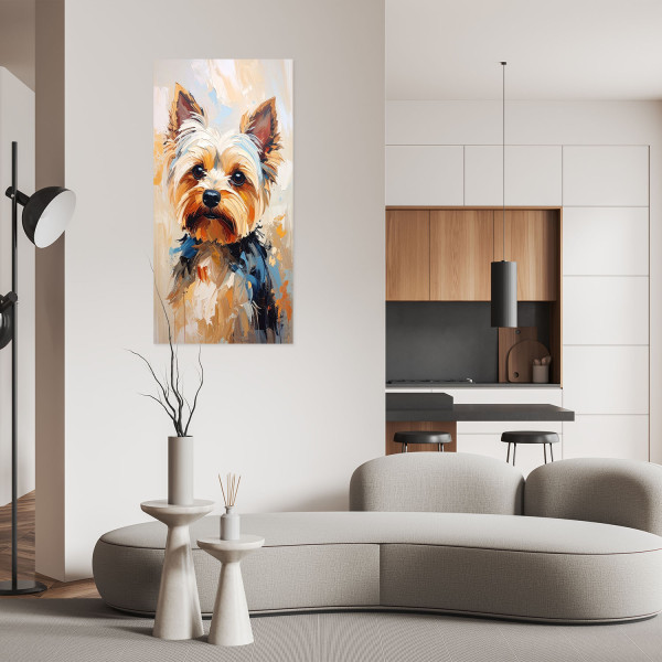 Naklejka na ścianęFeeby Yorkshire terrier Pies Zwierzę 40x80