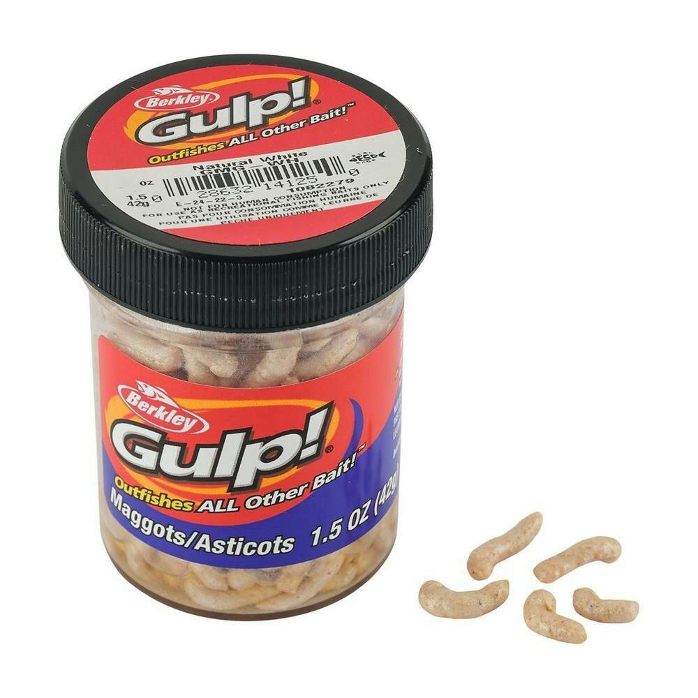 Berkley Gulp! Alive! Maggot Lure, White