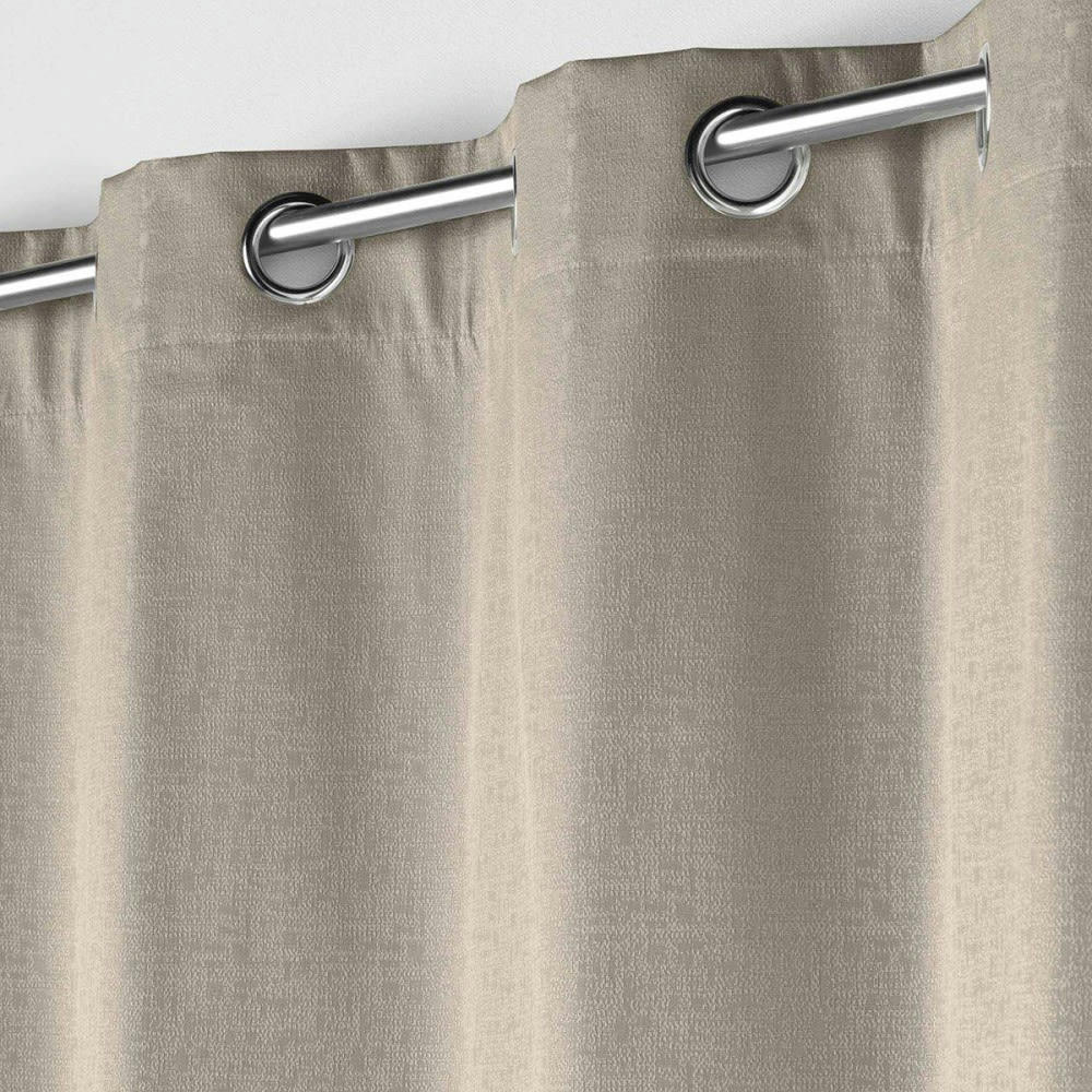 - Rideau occultant  polyester Beige 135 X 240