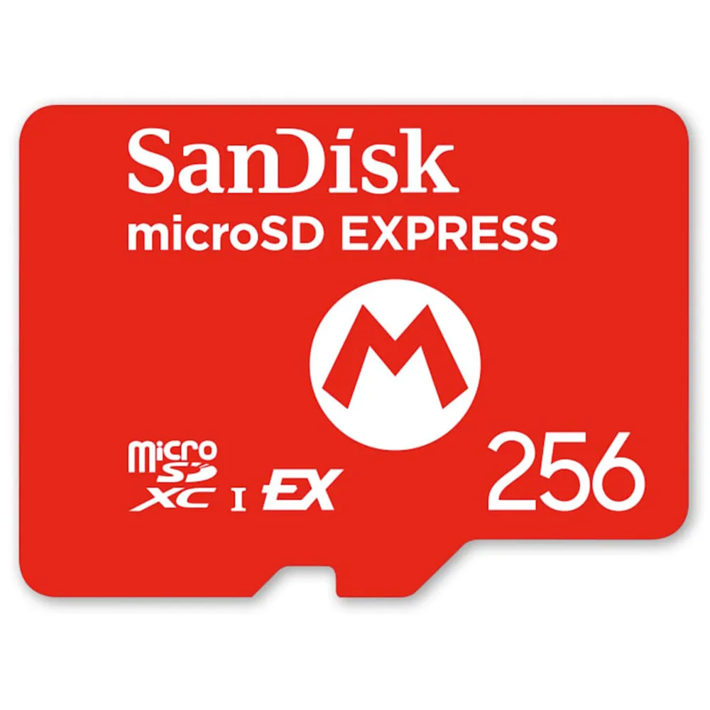 Nintendo Switch 2 Sandisk Micro SD Express 256GB sd card