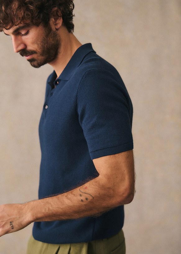 Simeone Mesh Polos