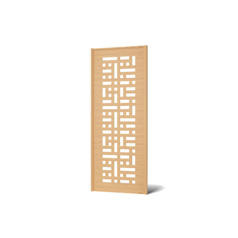 Panneau brise-vue pour pergola bioclimatique Capri chêne 0,6 x 2,25 m
