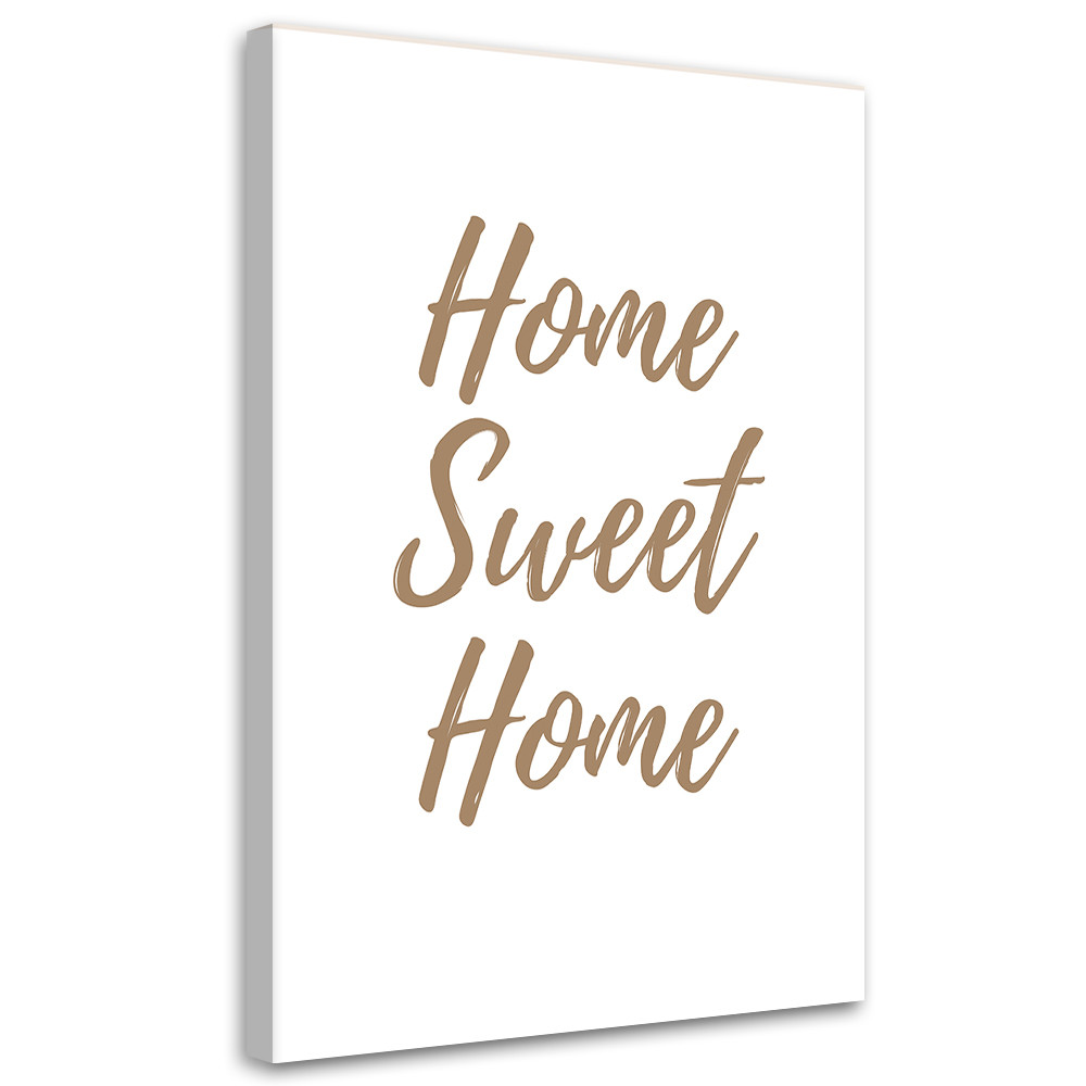 Feeby Obraz na płótnie, Napis Home Sweet Home 40x60