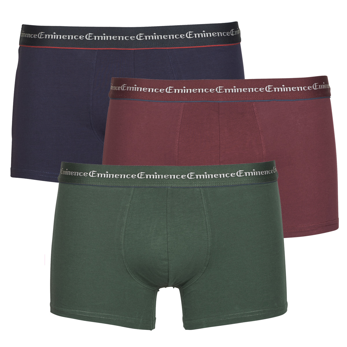Eminence - BUSINESS BOXER Pack de 3 - Bordeaux / Marine / Green