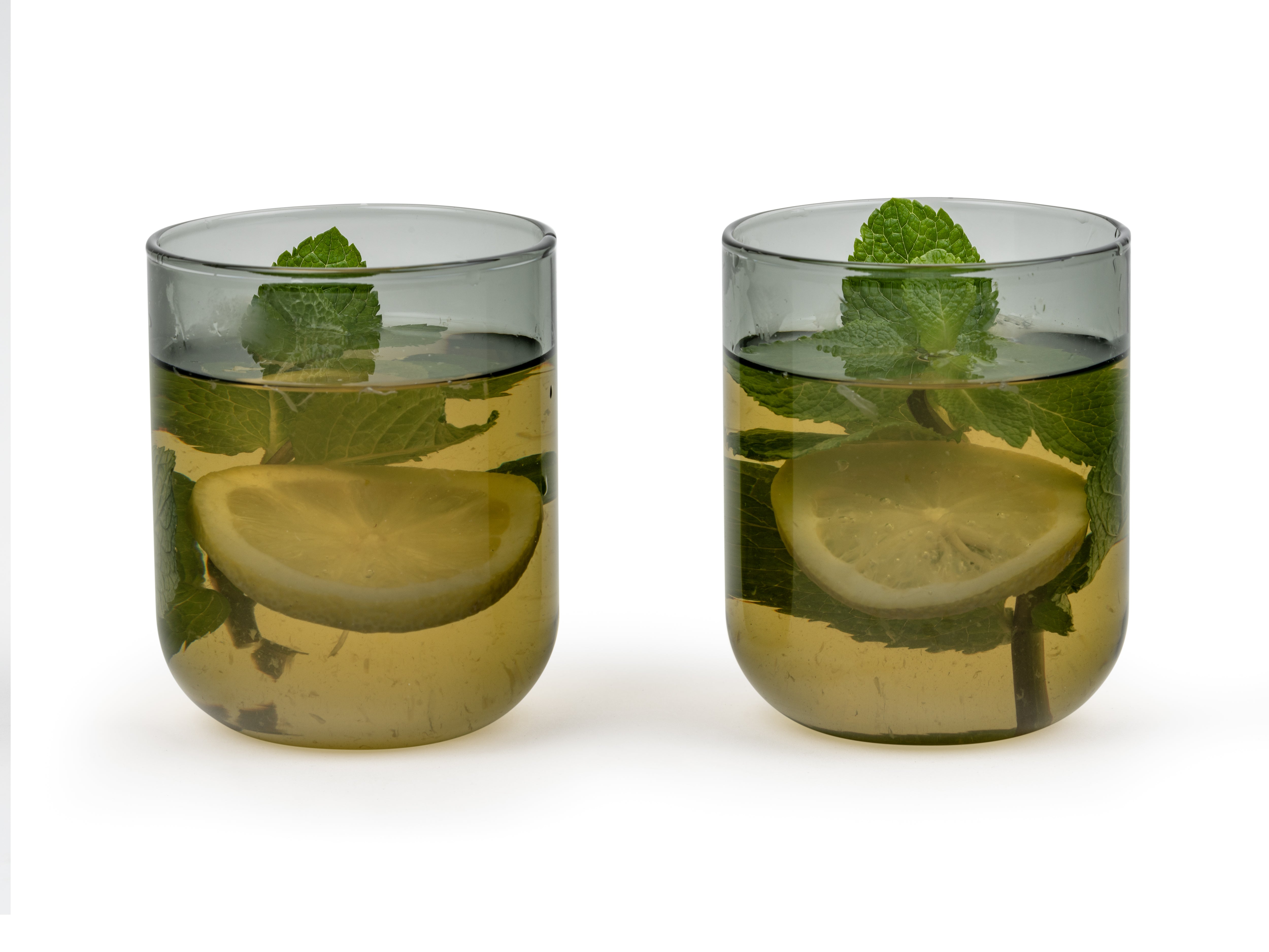 Bredemeijer -Glas Padua - grijs - set van 2