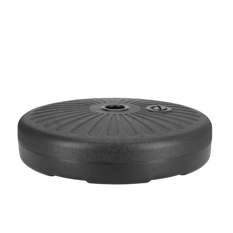 Parasolvoet - Vulbaar - &Oslash; 56 cm - Kunststof - Zwart - 28 kg inhoud