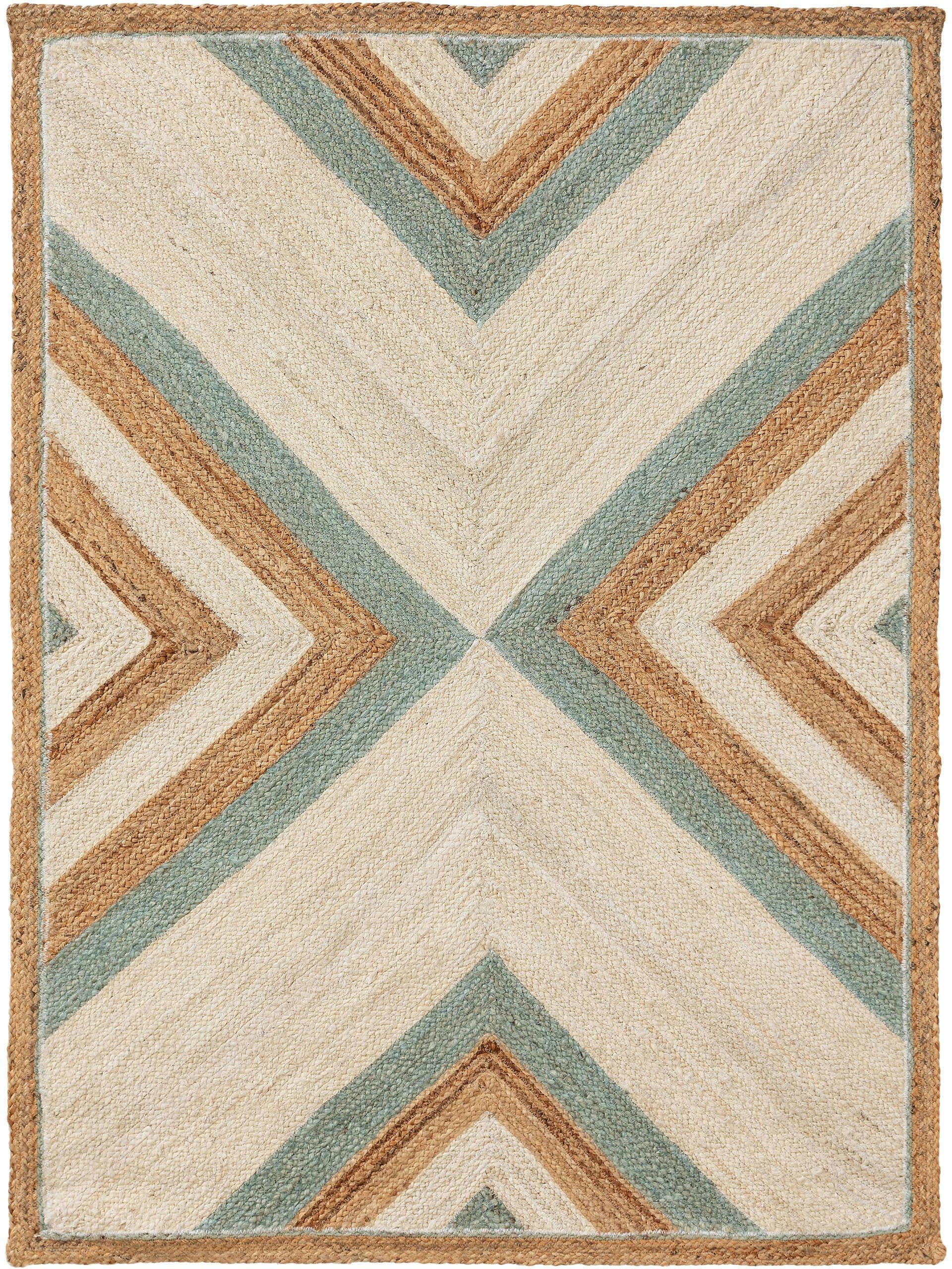 FRIEDA - Tapis enfant menthe 80x120
