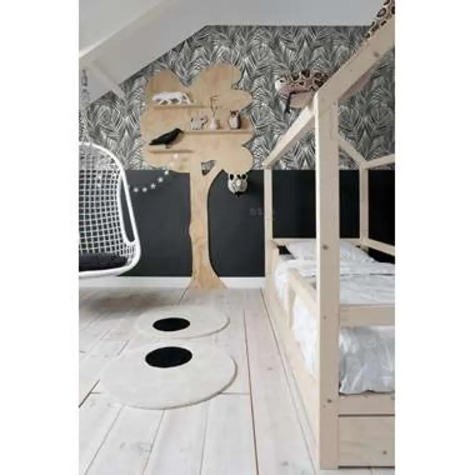 ESTAhome behang - palmbladeren - zwart en wit - 0.53 x 10.05 m